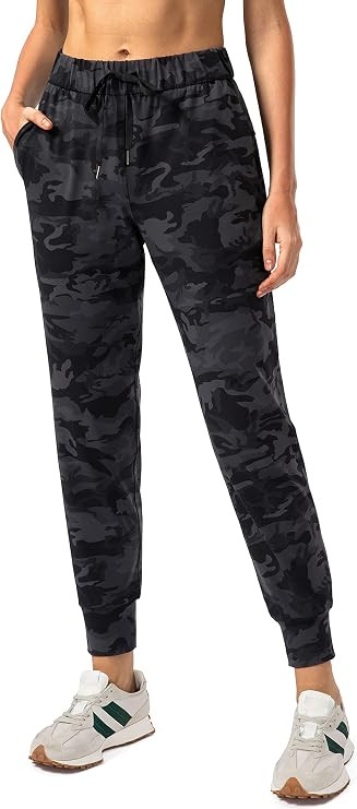 SANTINY Women's Joggers Pants Pockets Drawstring Running Sweatpants for Women Lounge Workout Jogg... | Amazon (US)