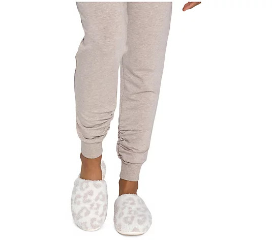 Barefoot Dreams CozyChic Barefoot In The Wild Slippers | QVC