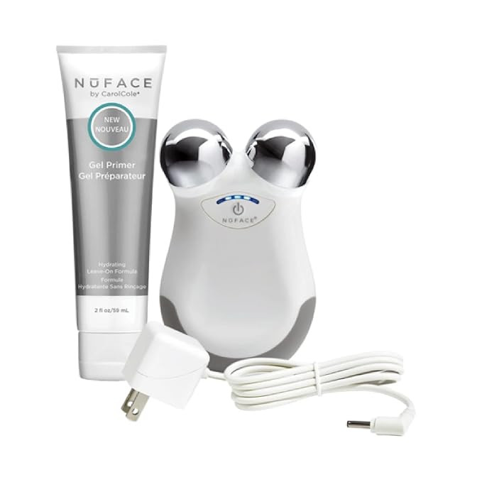 NuFACE Mini Starter Kit – Mini Facial Toning Device with Hydrating Leave-On Gel Primer, 2 Fl Oz | Amazon (US)