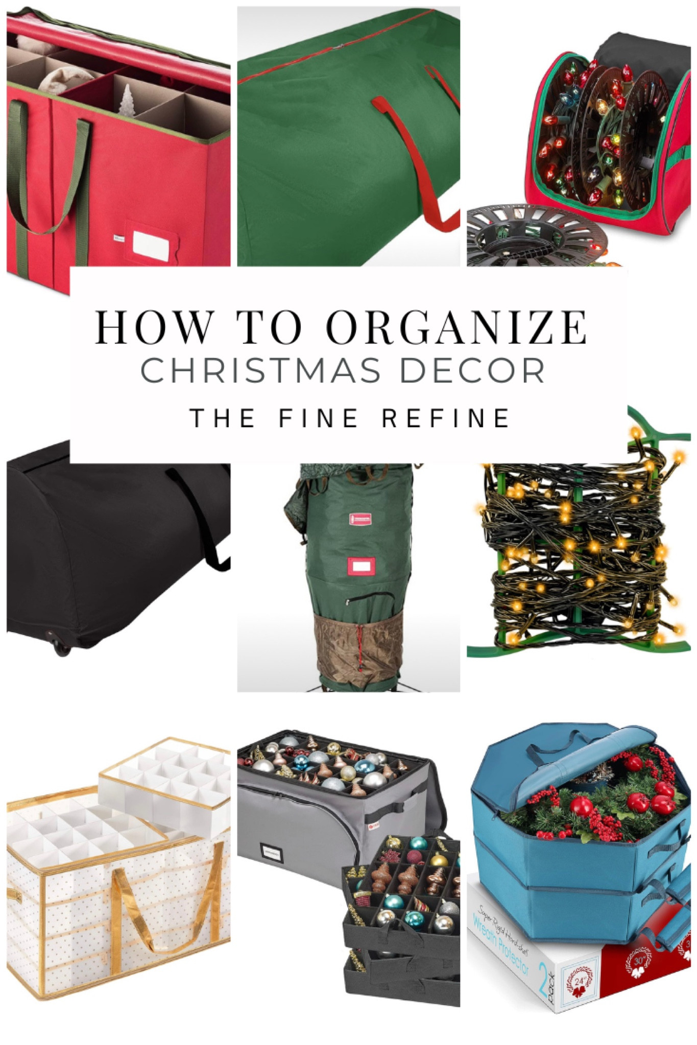 Marie Kondo your Christmas Decor like a professional organizer. Everything you need to store and maintain your chistmas decir neat, organized and in tip top shape. 🎄 

#LTKHoliday #LTKGiftGuide #LTKhome