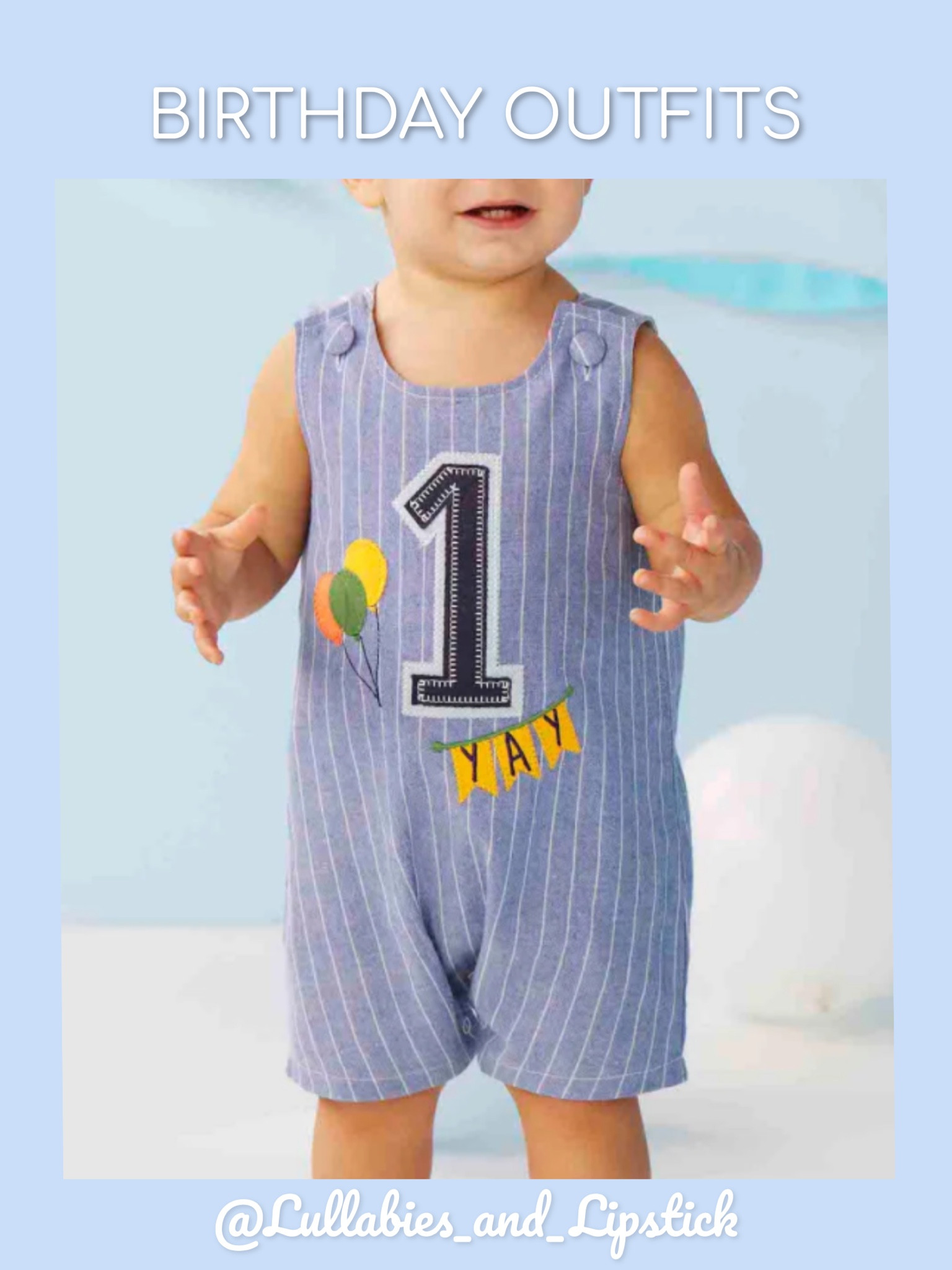 Birthday outfits for little boys

#babyboy birthday #firstbirthday #birthdayoutfits #toddlerboy | baby boys | baby boy first birthday | birthday outfits for toddler boy | toddler boys birthday party outfits | first birthday party outfits | party outfits for first birthday | baby boy first birthday outfits | cake smash outfits ~ first birthday photos | outfits for first birthday photos | baby boy outfits for birthday party | baby gift | birthday party for toddler ~ toddler birthday party outfits 

#LTKbump #LTKbaby #LTKkids