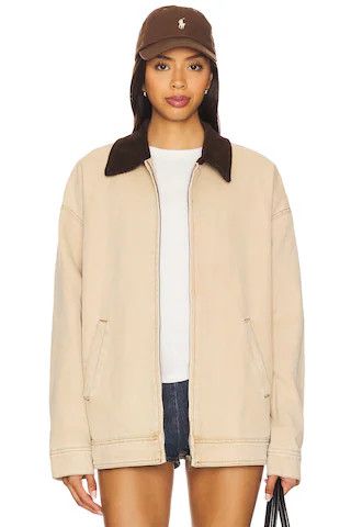LIONESS Workwear Jacket in Stone from Revolve.com | Revolve Clothing (Global)