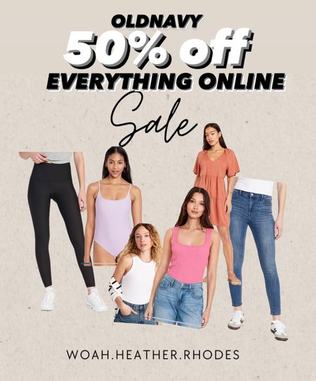Today only 50% off EVERYTHING online at Oldnavy! 