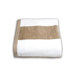 Espalma Tropical Cabana Sand Stripe Cotton Single Beach Towel 831379 | The Home Depot