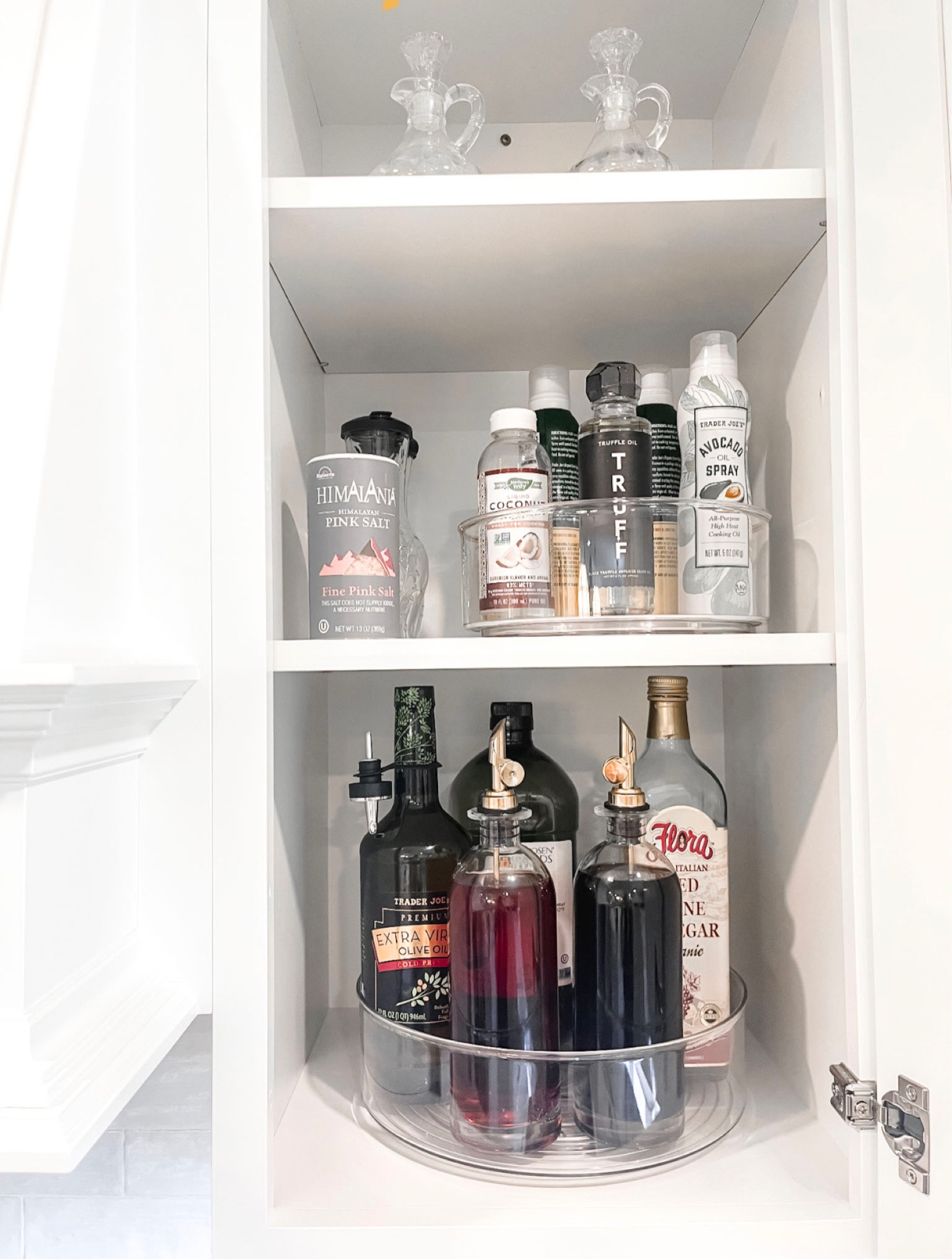 Turntables make the most sense in kitchen cabinets. You don’t lose things in the back and you don’t have to take bottles out to reach what you need. Here are some of our favorite turntables for organizing in the kitchen.

#LTKGiftGuide #LTKhome #LTKfindsunder100