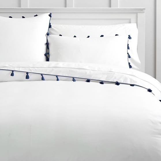 Tassel Duvet Cover + Sham | Pottery Barn Teen
