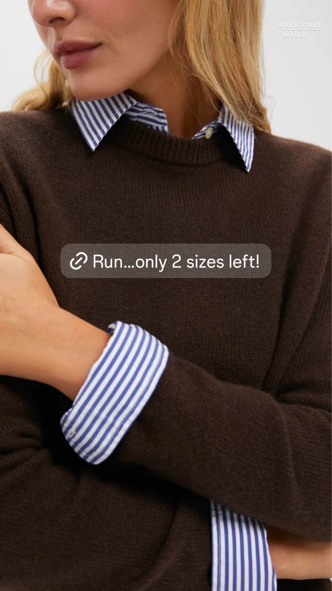 Only 2 sizes left in this chocolate brown cashmere sweater🤎

Tuckernuck, classic style, fall fashion, sweater, preppy 

#LTKSeasonal #LTKStyleTip