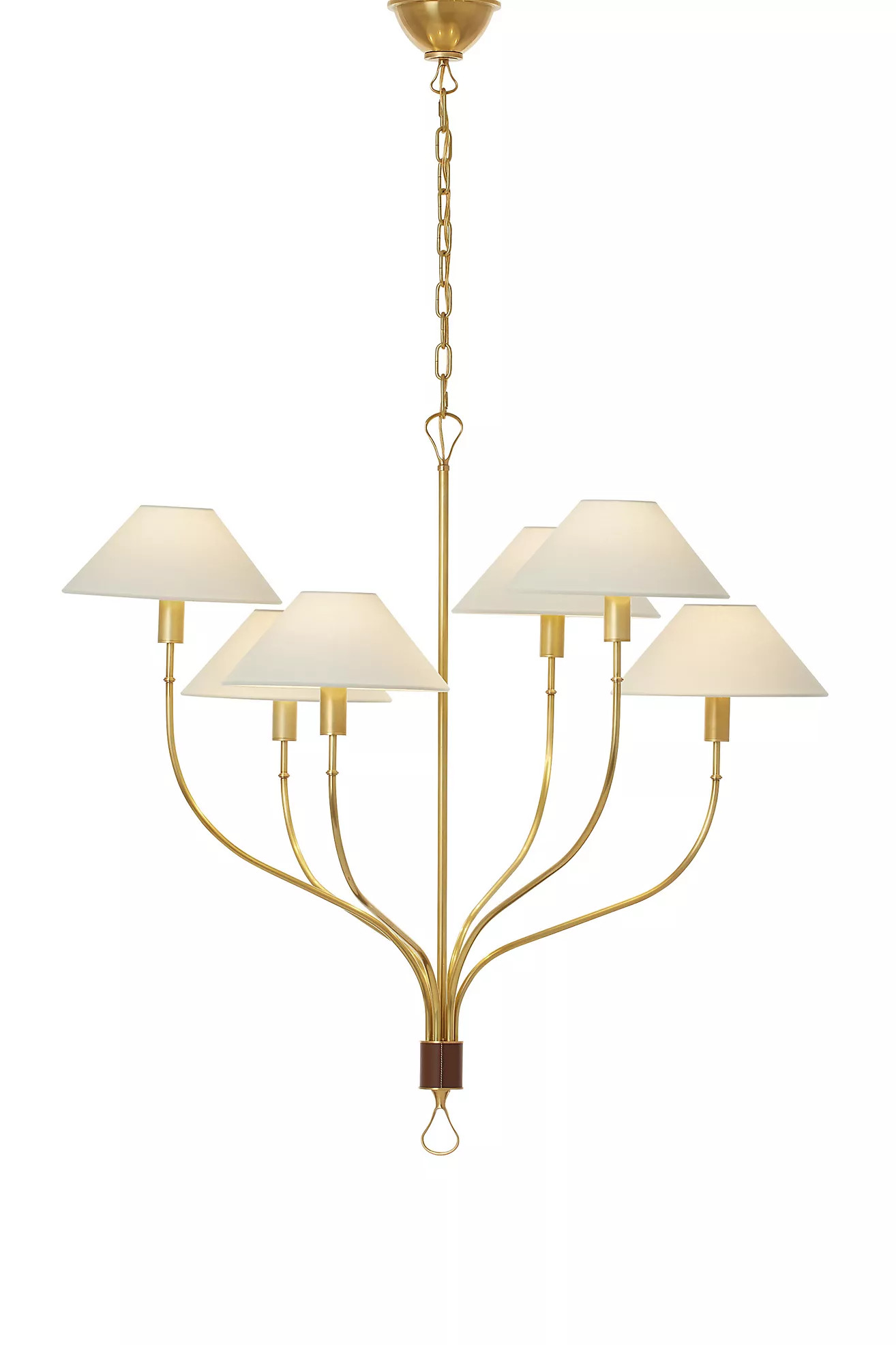 Griffin Large Staggered Tail Chandelier | Anthropologie (US)