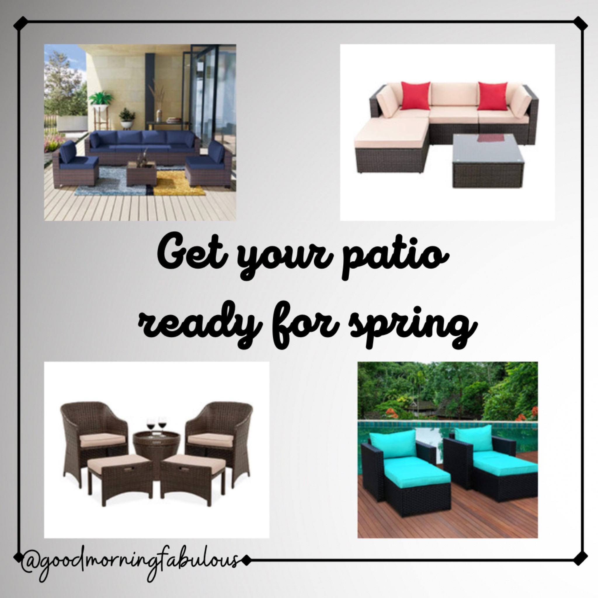 Get spring ready with some new patio furniture! 

#LTKfamily #LTKSeasonal #LTKhome