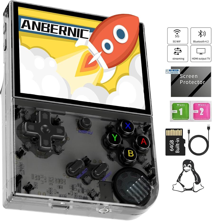 RG35XX Plus Retro Game Consoles Handheld Game Console 3.5 inch IPS Screen Linux System RG35XXPlus... | Amazon (US)