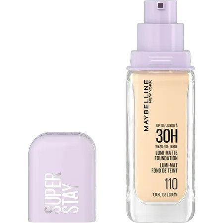 Maybelline Super Stay Lumi-Matte Foundation Makeup, 110, 1 fl oz | Walmart (US)