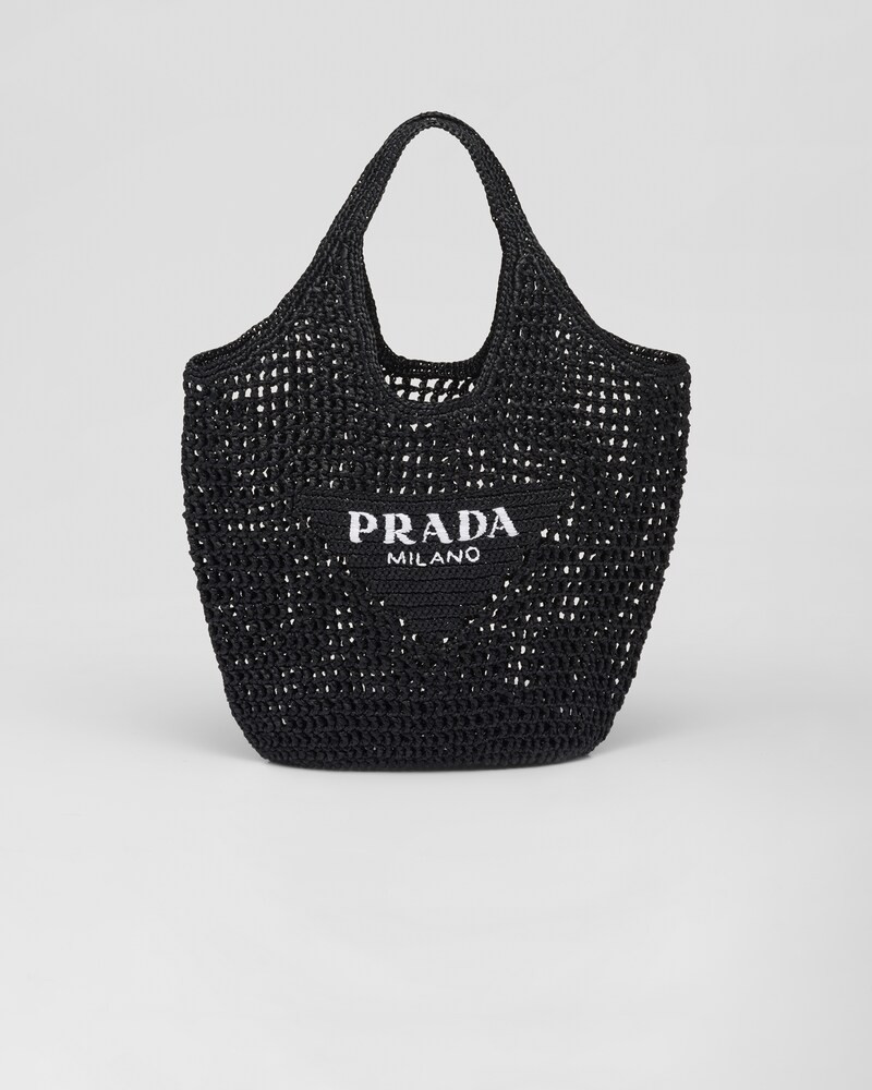 Raffia tote bag | Prada Spa US