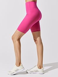 High Rise Biker Short In Cloud Compression | Carbon38