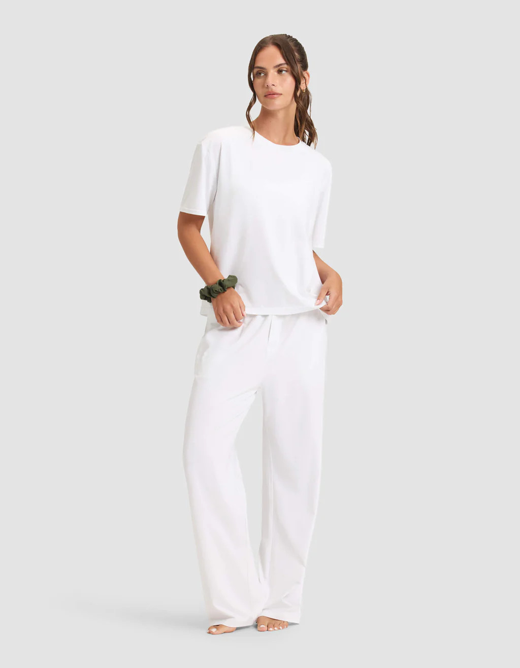 Women's First Layer Pajama Short Sleeve Tee & Pant Set | Cozy Earth