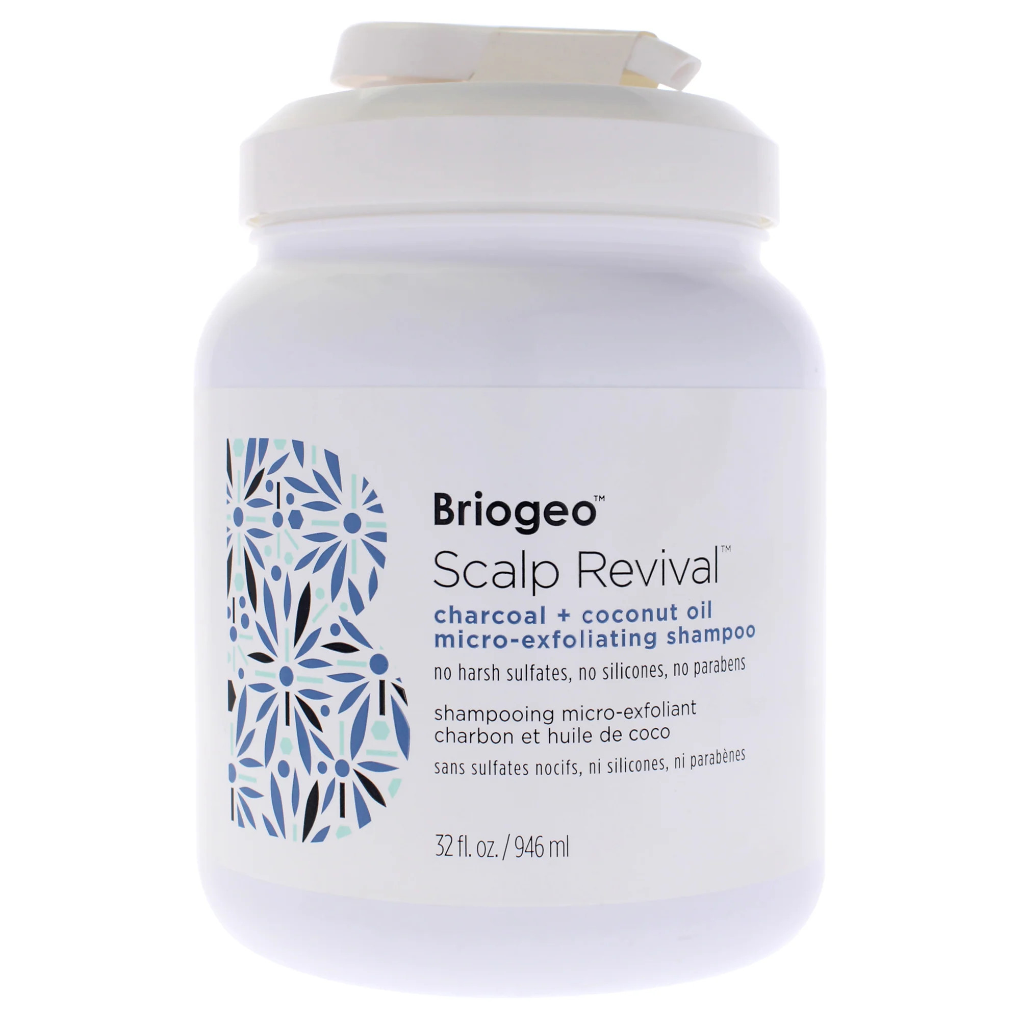 Scalp Revival Charcoal Plus Coconut Oil Micro-Exfoliating Shampoo by Briogeo for Unisex - 32 oz Shampoo | Shop Simon