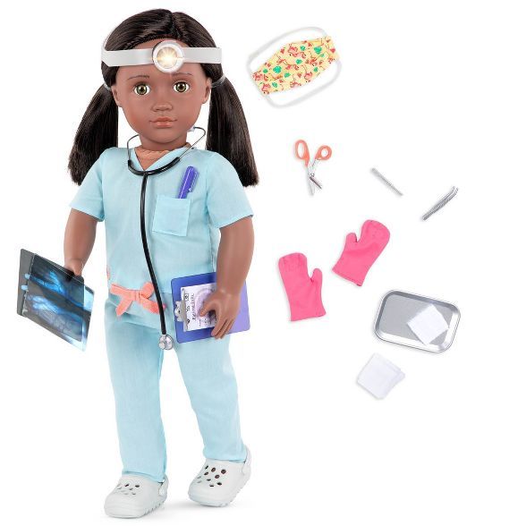 Our Generation 18" Doctor Doll with Scrubs Outfit - Cierra | Target