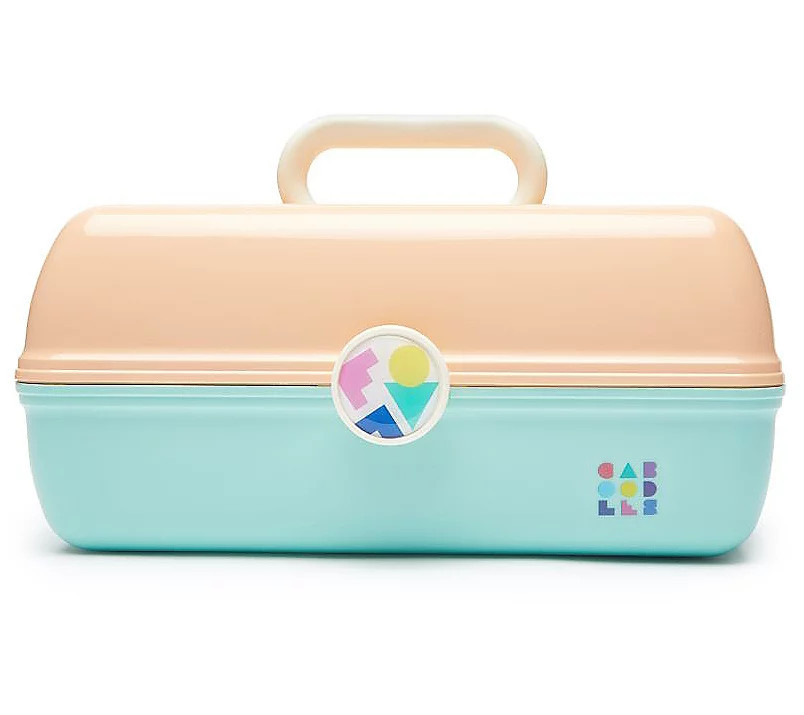 Caboodles Vintage On-The-Go Girl Two-Tone Cosme tic Case | QVC