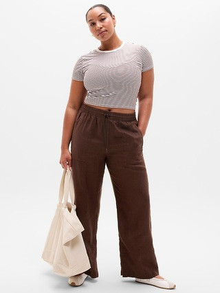 Retreat Linen High Rise Wide Leg Pant | Athleta