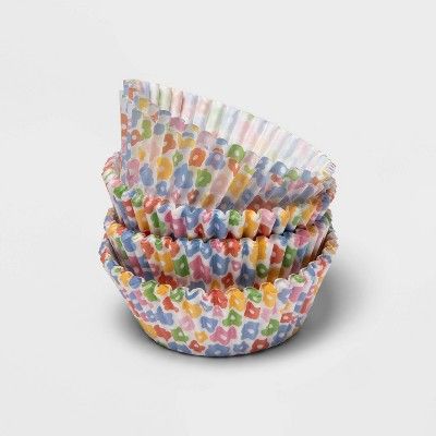 75ct Floral Baking Cups - Spritz™ | Target
