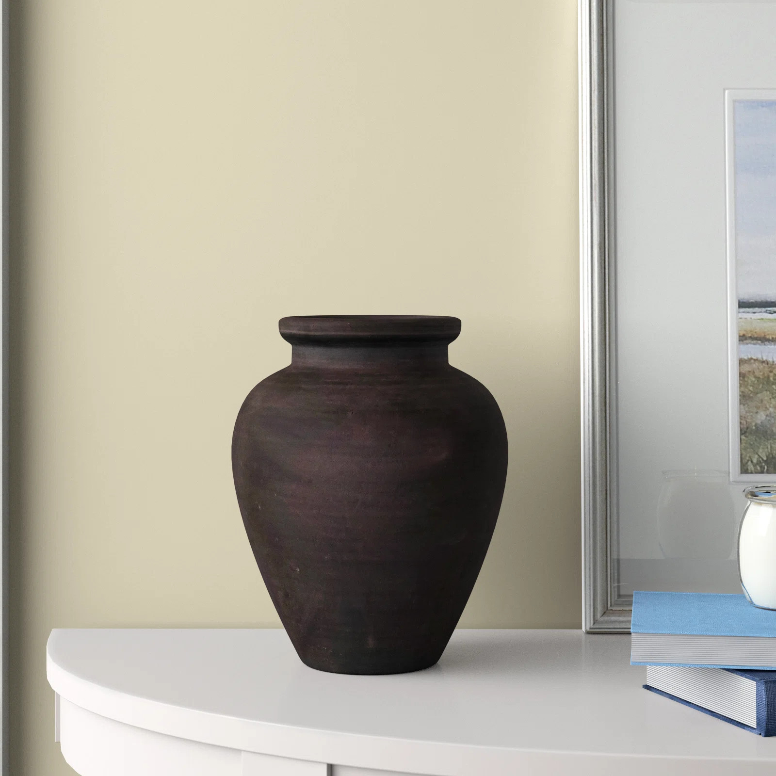 Sagebrook Home's Andrelisa Elegant Terracotta Vase - Perfect for Any Room | Birch Lane