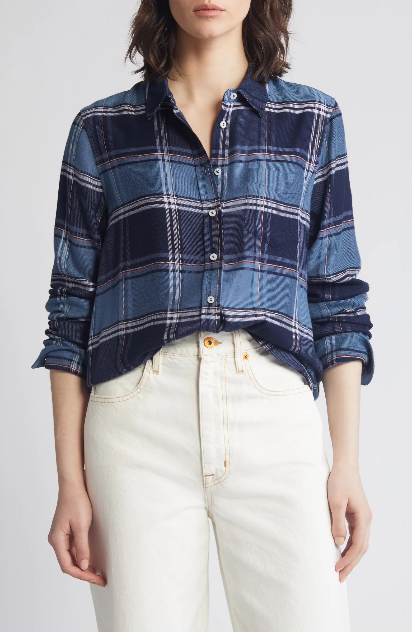Caslon® Plaid Flannel Button-Up Shirt | Nordstrom | Nordstrom