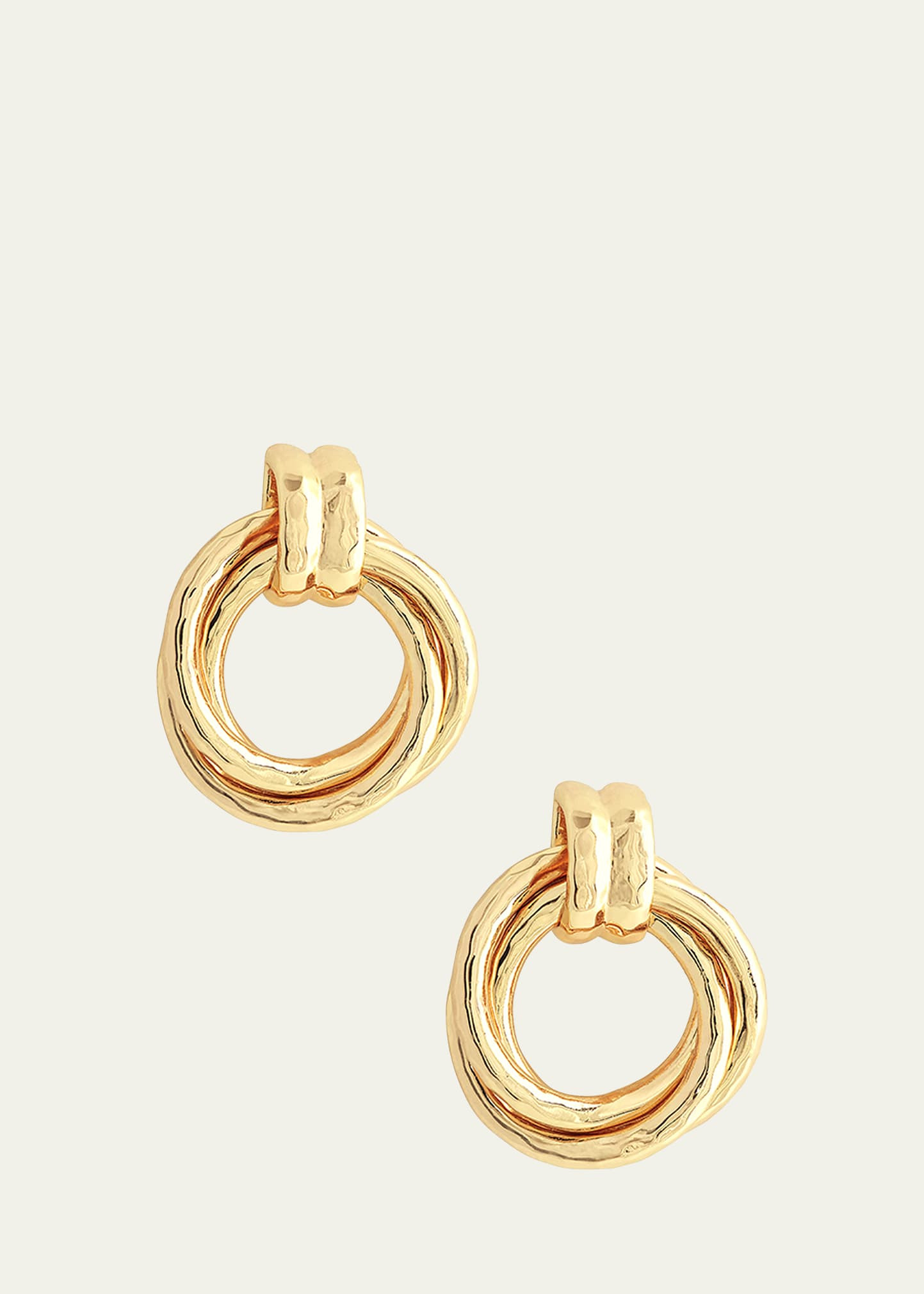 Anabel Aram Jewelry Neptune Triple Ring Earrings | Bergdorf Goodman