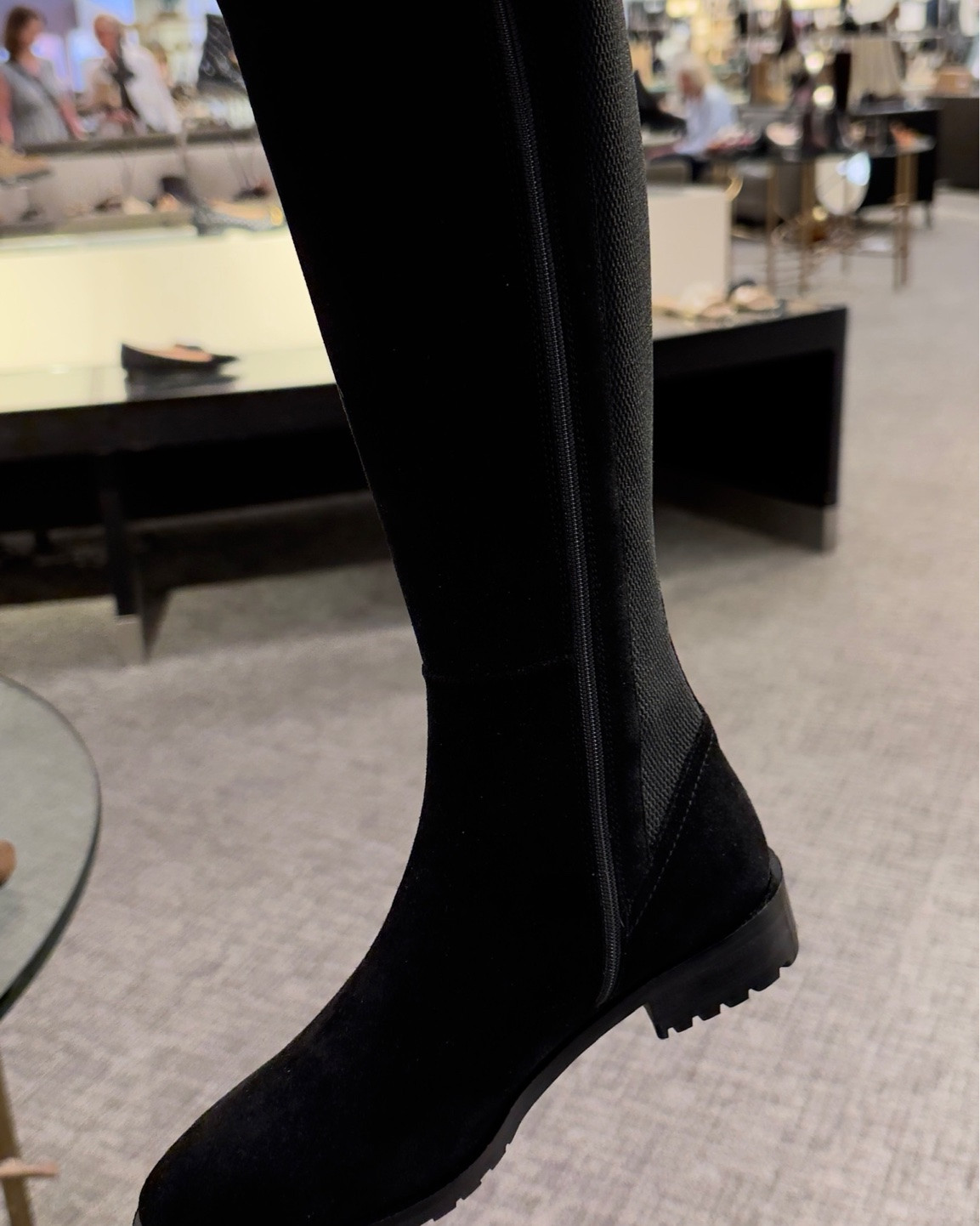 Love love love these knee high boots for fall! Fit runs true to size.