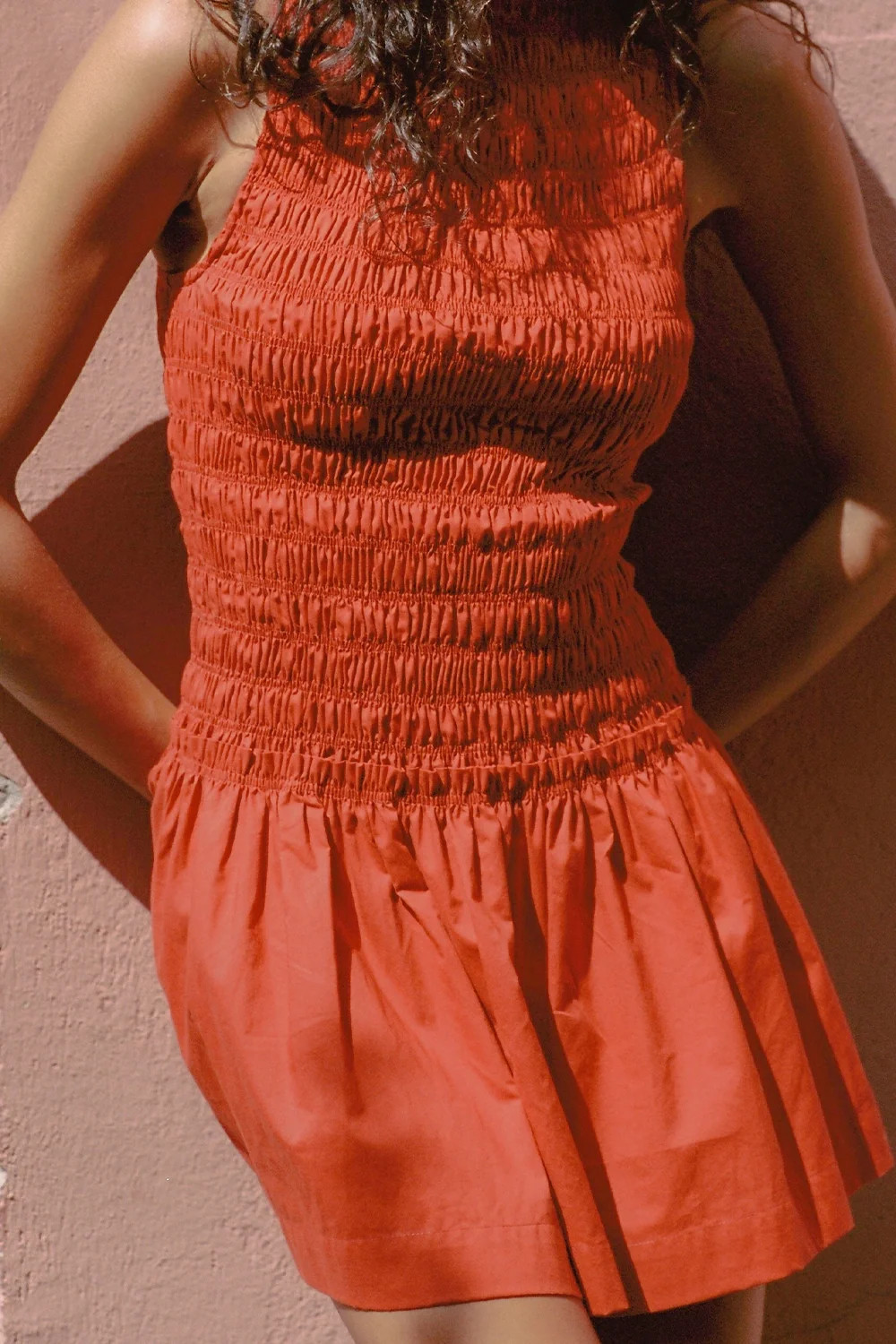 Maria Mini Dress Dusty Tomato - Final Sale | Faithfull (AU)