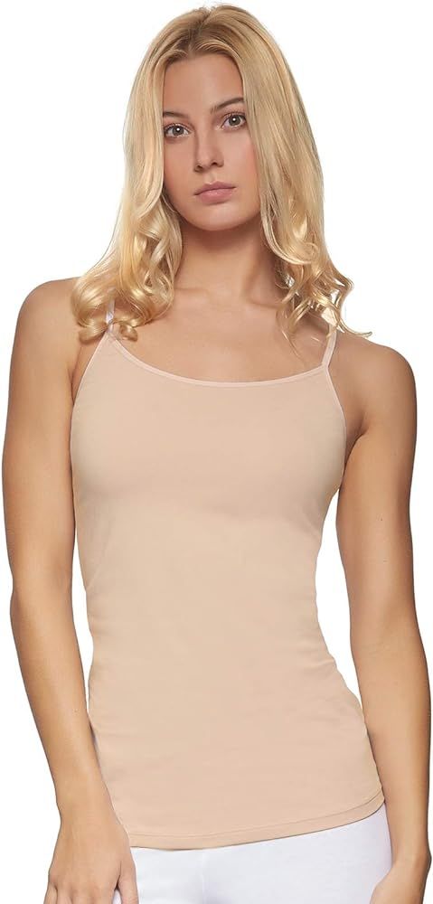 Felina | Cotton Modal Camisole, Stretch Womens Tank Top, Ultra Soft Cotton Blend Camisole Tank To... | Amazon (US)