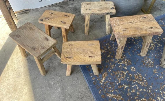 Antique Rustic Vintage Milking Stool Mini Stool Old Wooden | Etsy | Etsy (US)