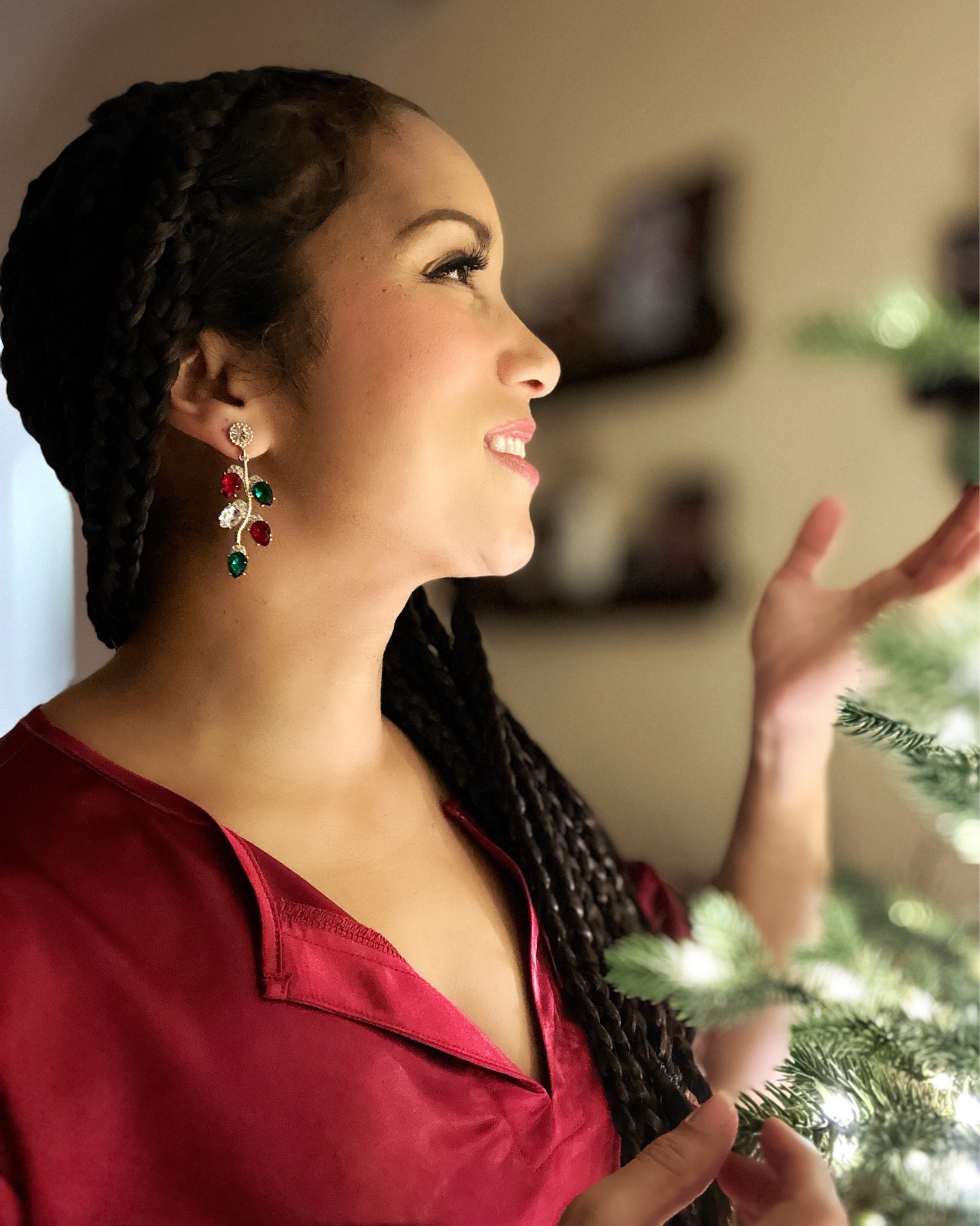 Add a little sparkle to your holiday look! ✨ These festive earrings from Walmart are the perfect accessory to shine bright at every holiday party. Affordable and elegant. 🎁 #WalmartFinds #HolidayAccessories #christmaslights

Festive accessories
Holiday earrings
Christmas lights
Party looks 
Thanksgiving
Holiday party outfit
Christmas outfit
Walmart


#LTKHoliday #LTKCyberWeek #LTKGiftGuide