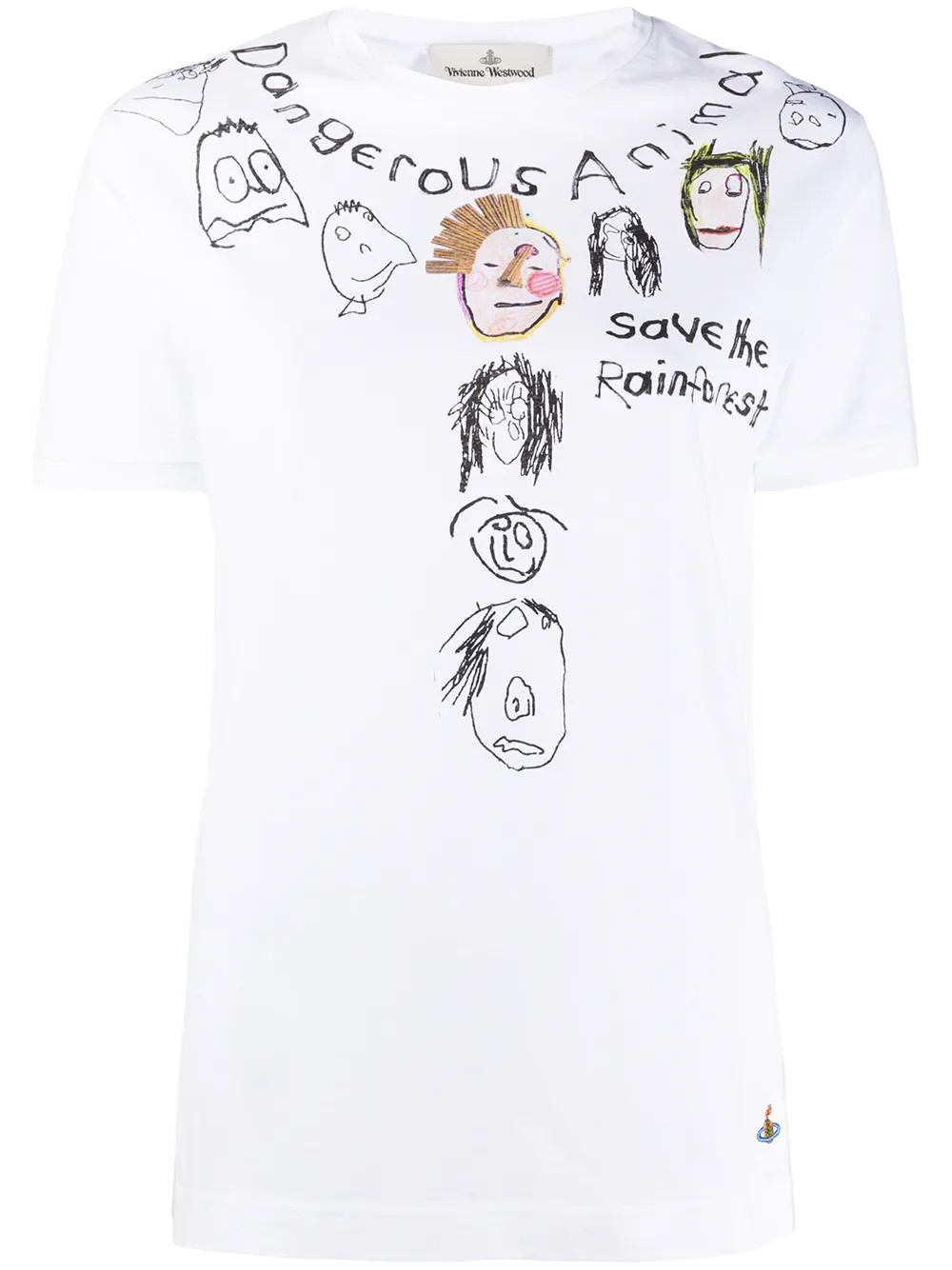 sketch print short-sleeve T-shirt | Farfetch (US)