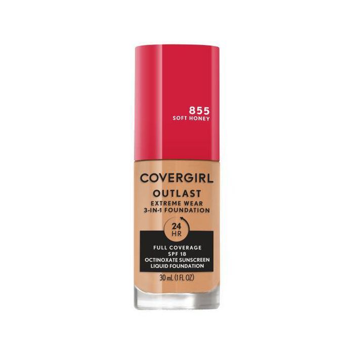 COVERGIRL Outlast Extreme Wear 3-in-1 Foundation with SPF 18 - 1 fl oz | Target
