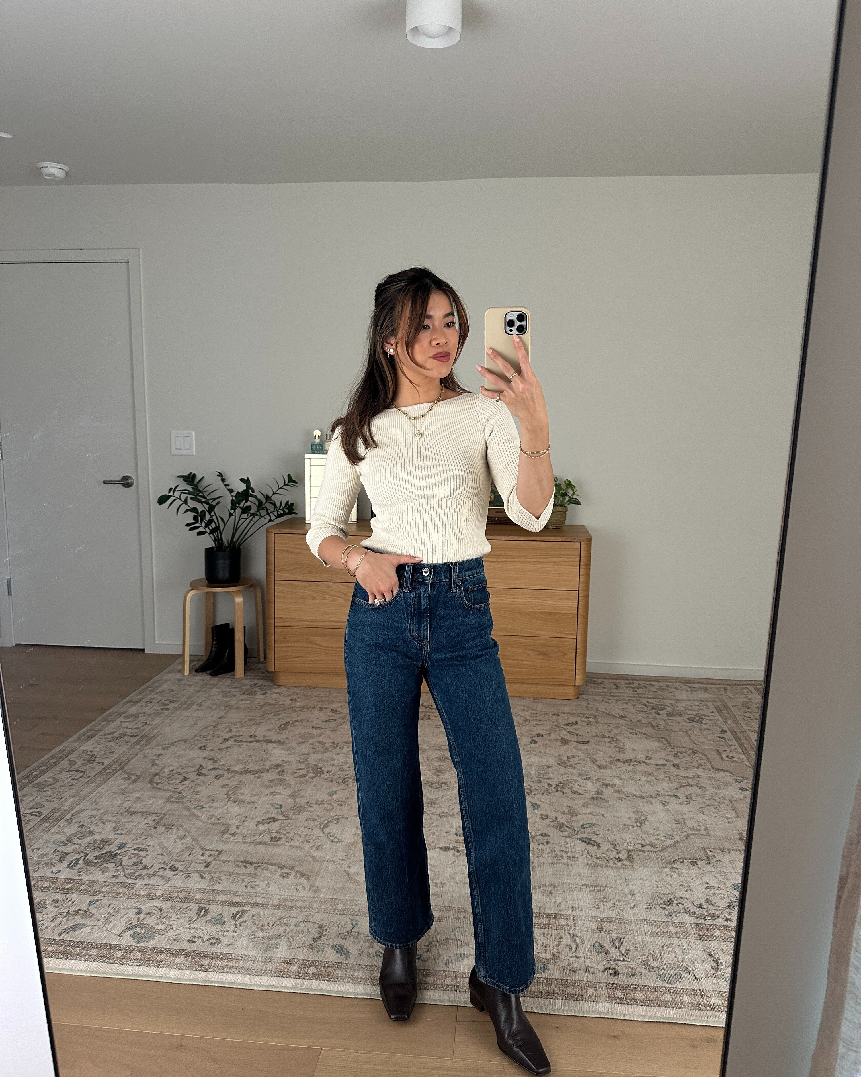 The perfect fall look. This @abercrombie top is so flattering!

Sizing info:
• Abercrombie 3/4 Sleeve Slash Neck Sweater (Size XS in Warm Beige)
• Abercrombie High Rise 90s Relaxed Jeans (Size 23 Extra short in Dark Wash)

Fall Abercrombie new arrivals, Abercrombie sweaters, Abercrombie petite pants, Abercrombie petite denim, Petite style, petite fashion, mom outfit, mom style, petite pants, petite outfit ideas, petite outfits, best pants for petite, petite denim, vacation outfits, fall outfits, fall style, fall trends, fall looks fall outfit ideas, Abercrombie try on, fall boots, fall denim, fall lookbook, fall outfits

#LTKootd #LTKSeasonal #LTKPetite