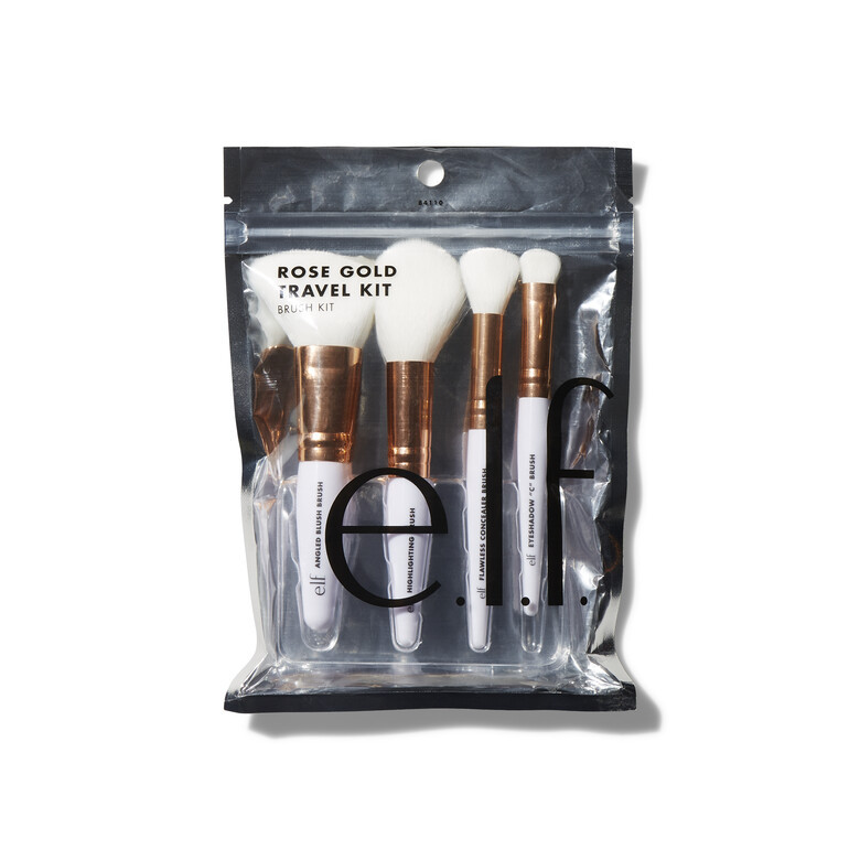 Rose Gold Travel Brush Kit | e.l.f. cosmetics (UK)