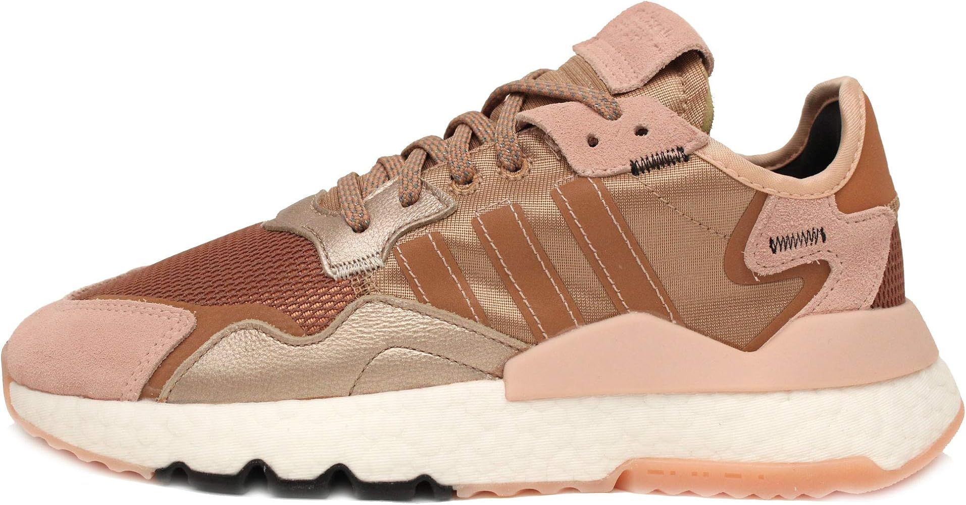 adidas Nite Jogger Shoes Women's, Gold, Size 6.5 | Amazon (US)