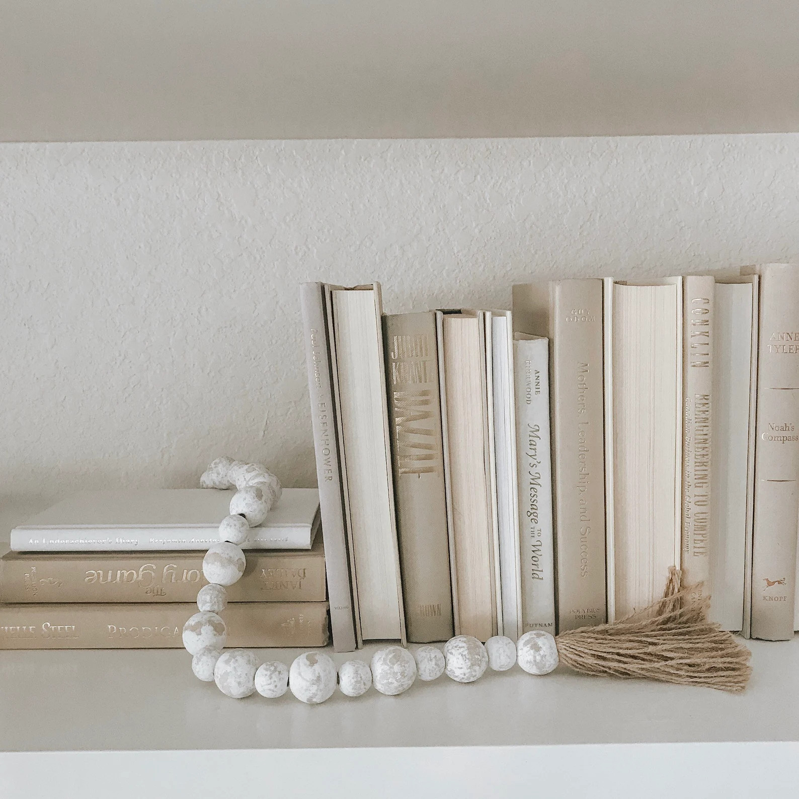 Bundle of beige/ivory/tan decorative books books for staging | Etsy | Etsy (US)