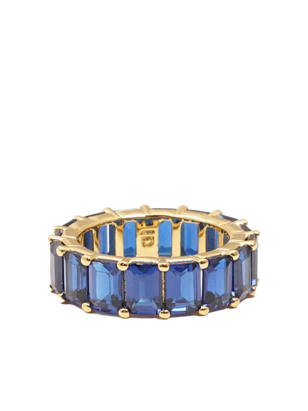 Izabel Display Chunky baguette-emerald Ring | Blue | FARFETCH | Farfetch Global