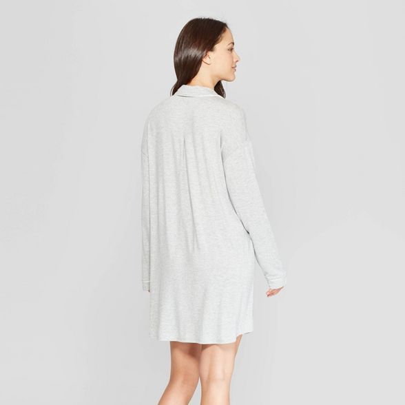 Women's Beautifully Soft Notch Collar Nightgown - Stars Above™ | Target