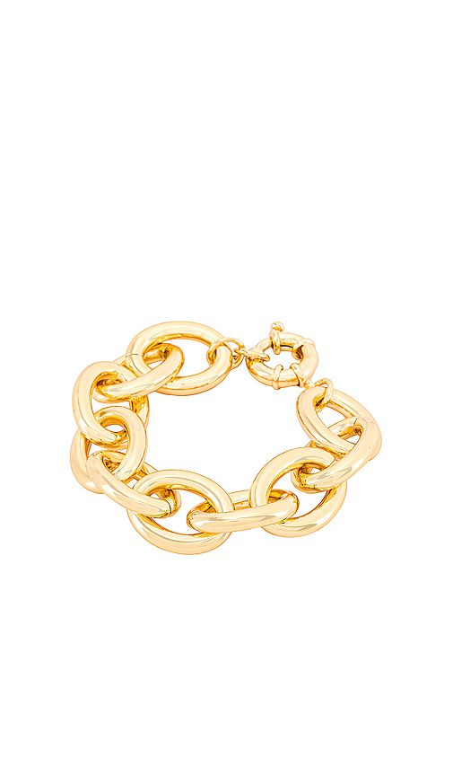 gorjana Lou Statement Bracelet in Metallic Gold. | Revolve Clothing (Global)