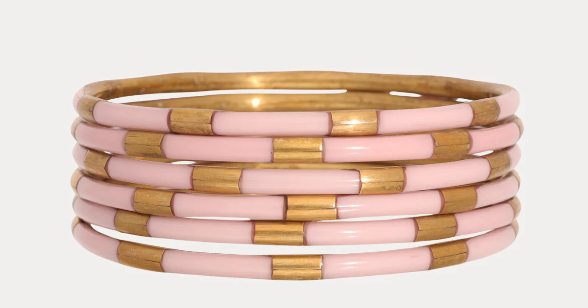 Ice Rose Veda Bangles - Set of 6 | BuDhaGirl