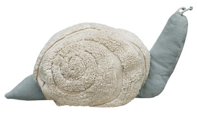 Lorena Canals Fantasy Garden Mr Snail | Children's / Kids Poufs | Rugs Direct | Rugs Direct