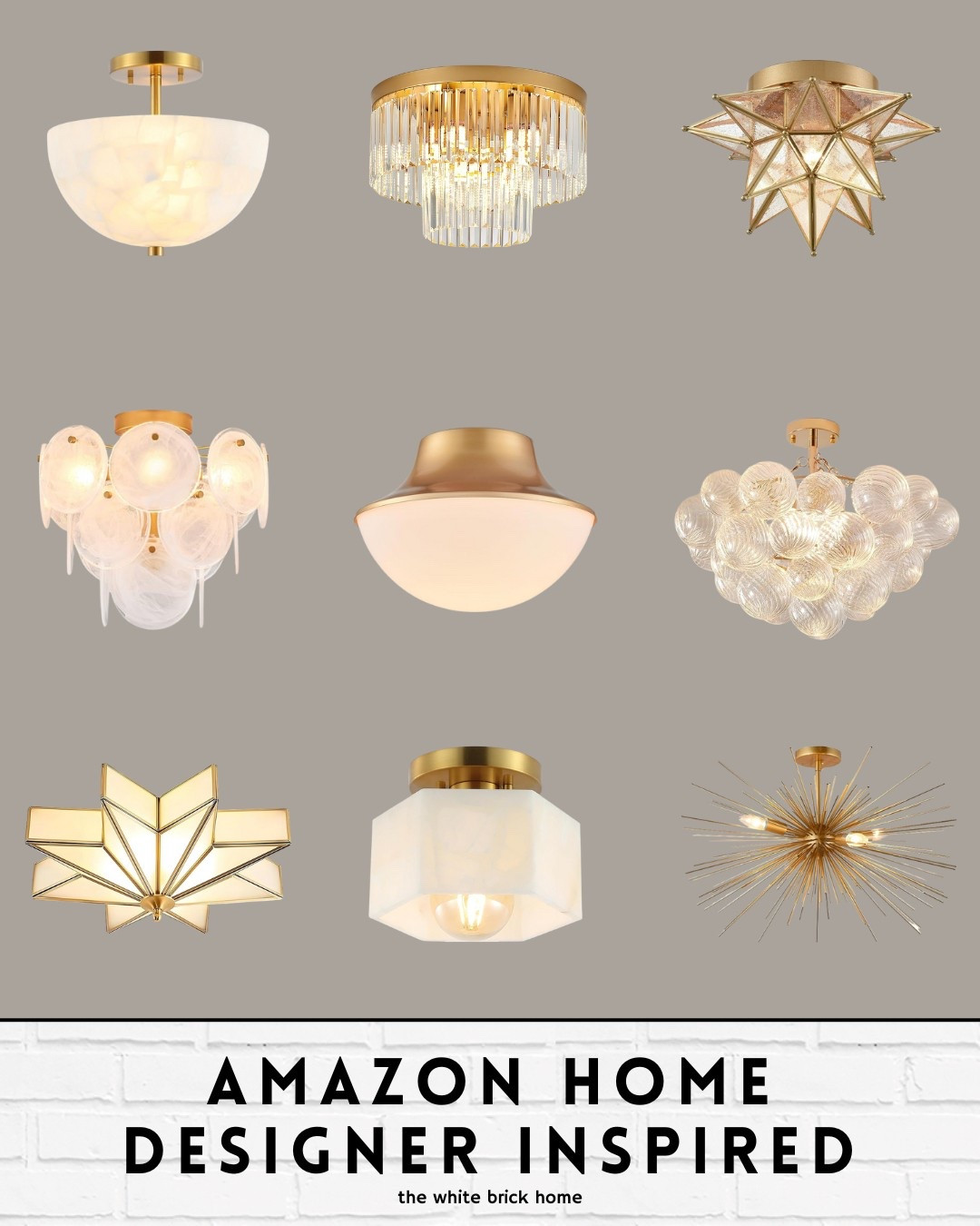 Stunning flush mount ceiling lights from Amazon that are a modern, fresh look! 

Lights, ceiling lights, brass, brass lighting, flush mount, hallway light, bedroom lighting, modern home, modern lighting, look for less lighting, star lighting, bubble light, bubble semi flush mount light, glass light, Amazon, Amazon home, Amazon light fixtures, Amazon decor, home decor 

#LTKSaleAlert #LTKFindsUnder100 #LTKHome