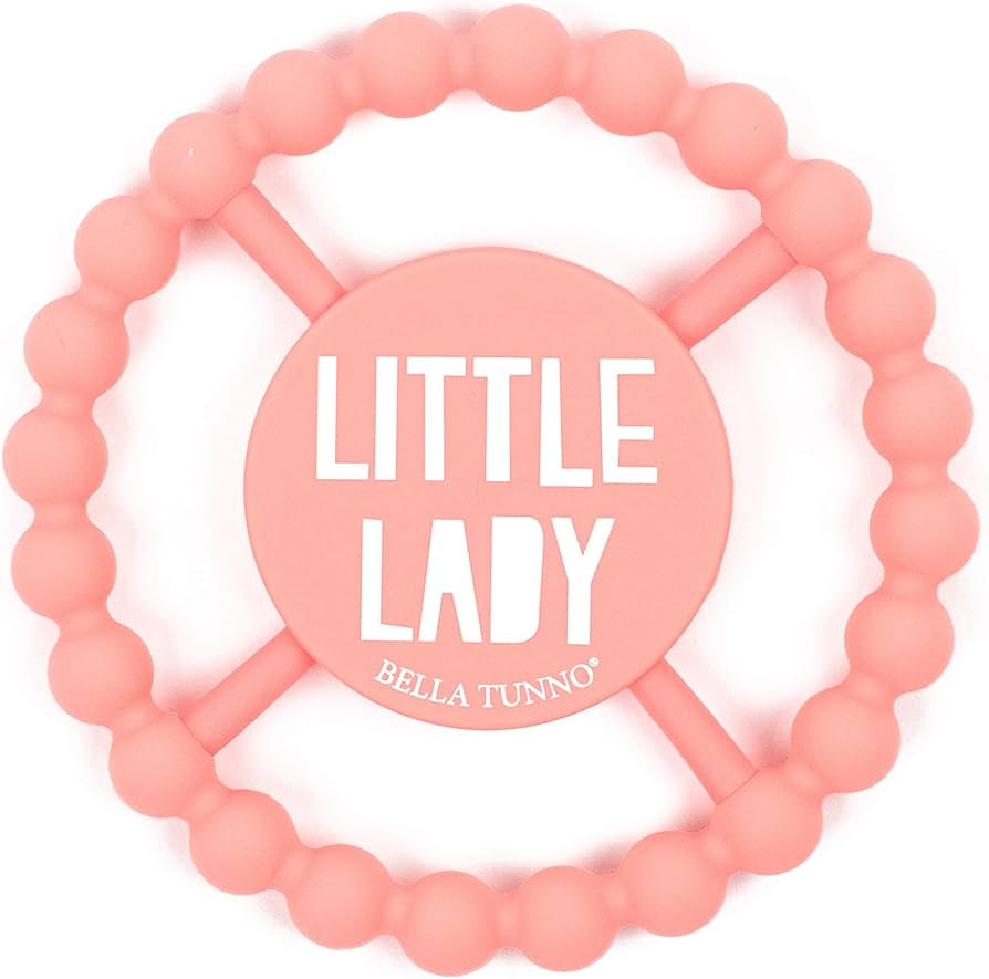 Bella Tunno Happy Teether for Girls– Soft & Easy Grip Baby Girl Teether Toy, Silicone Teether R... | Amazon (US)