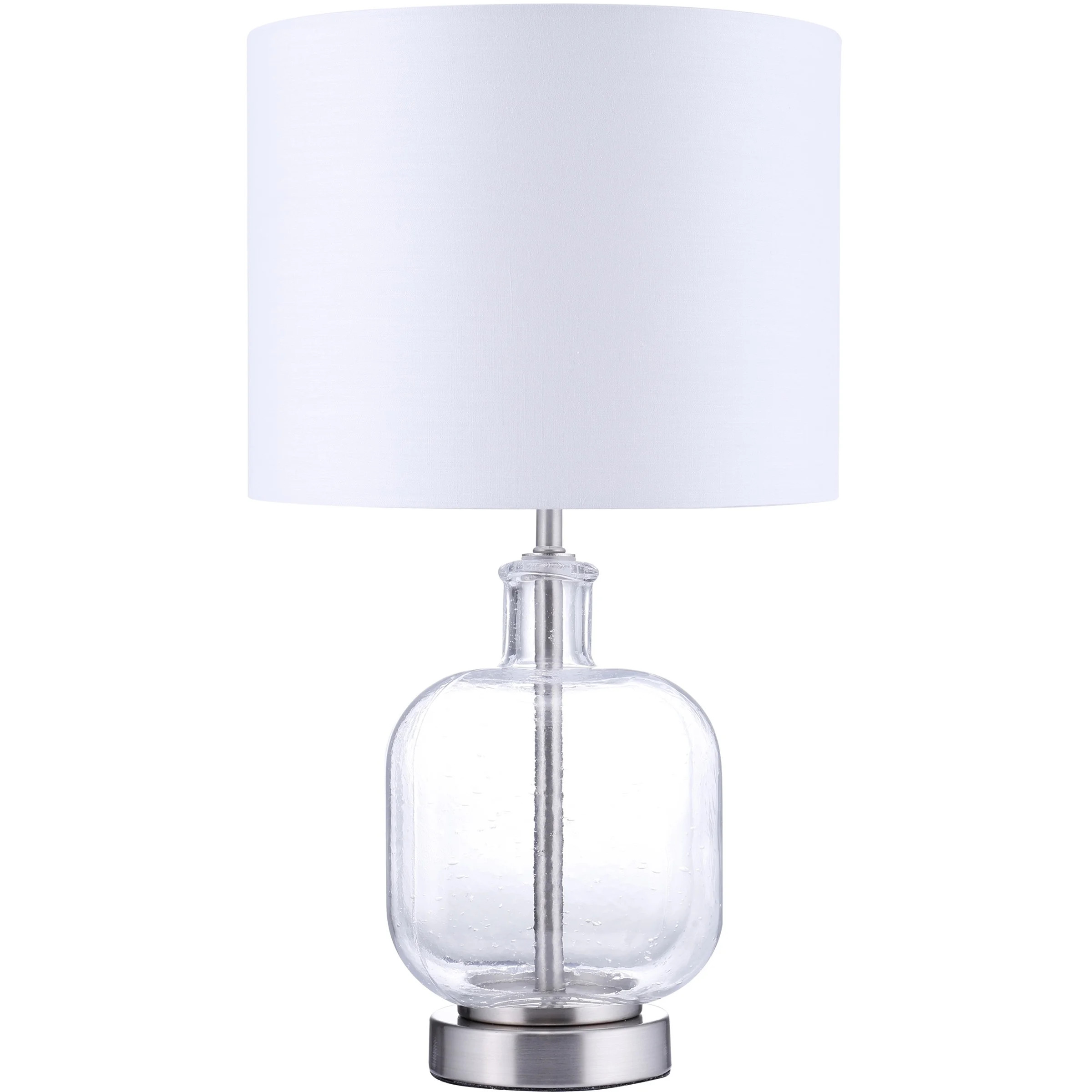 Mainstays Silver Bubble Glass Table Lamp, 18"H - Walmart.com | Walmart (US)