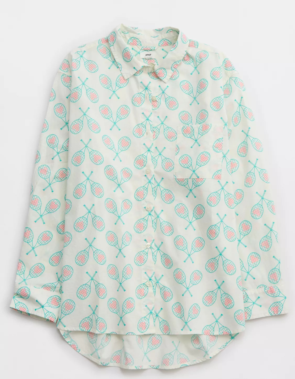 Aerie Poplin PJ-To-Party Shirt | Aerie
