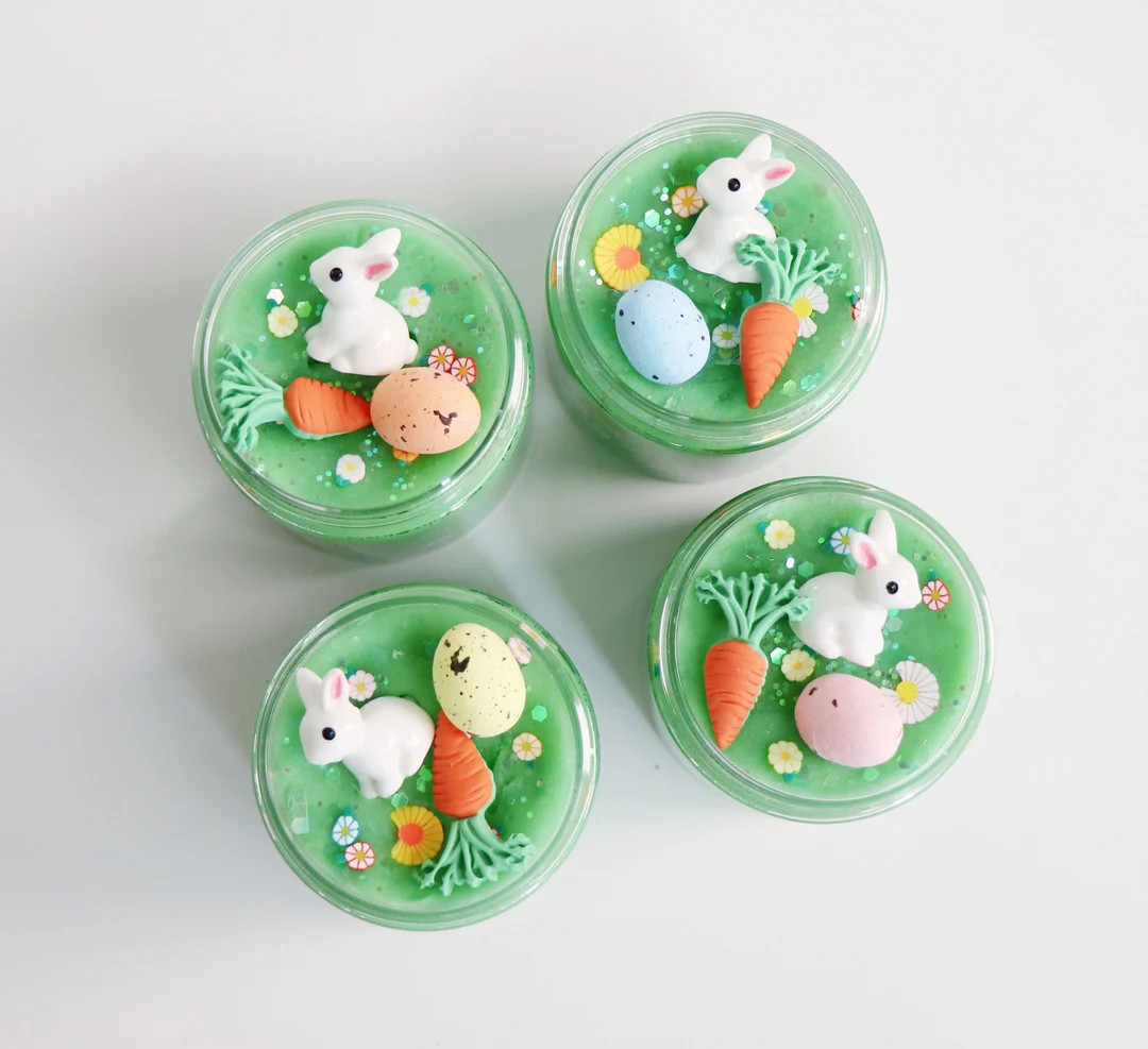 Easter Playdough kits, Easter Basket playdough jars, playdough party favors, Easter sensory kit, ... | Etsy (US)