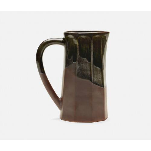 Blue Pheasant Bryce Metallic Green/Bronze Pitcher Small | Gracious Style