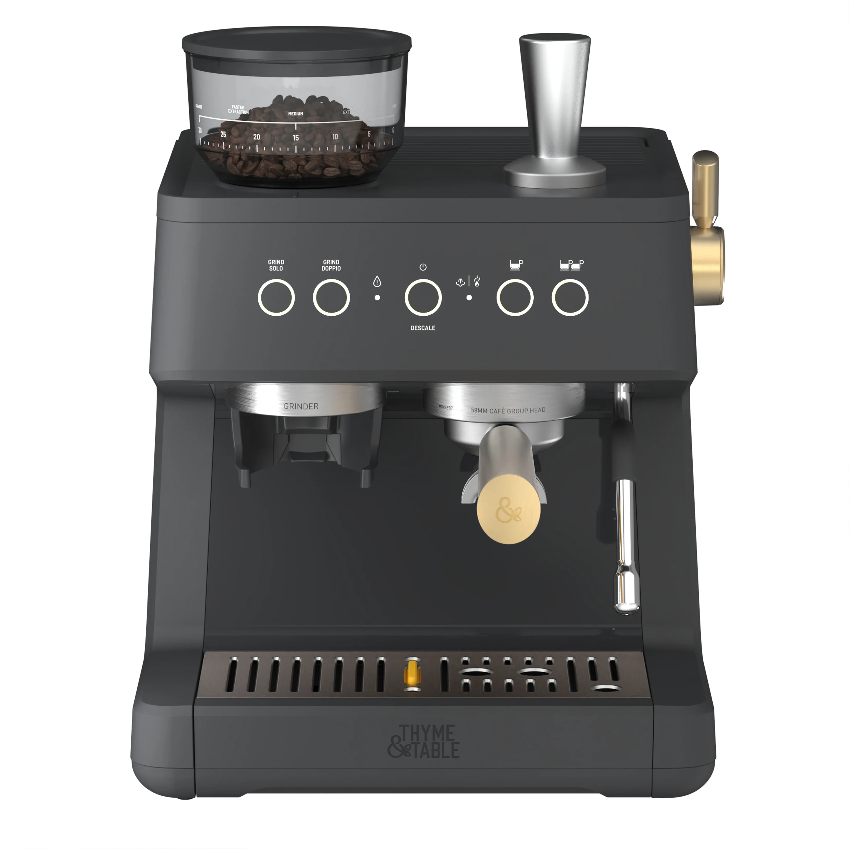 Thyme & Table Barista Grade Espresso Machine, Slate Grey | Walmart (US)