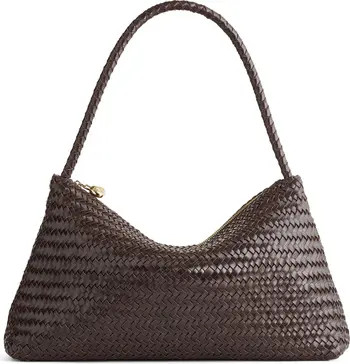 The Signature Woven Collection Leather Shoulder Bag | Nordstrom